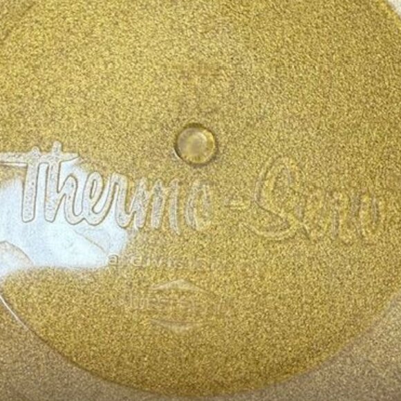 Vintage Set of 6 West Bend Thermo-Serv Gold Black Insulated Mugs Made in USA - Picture 7 of 8